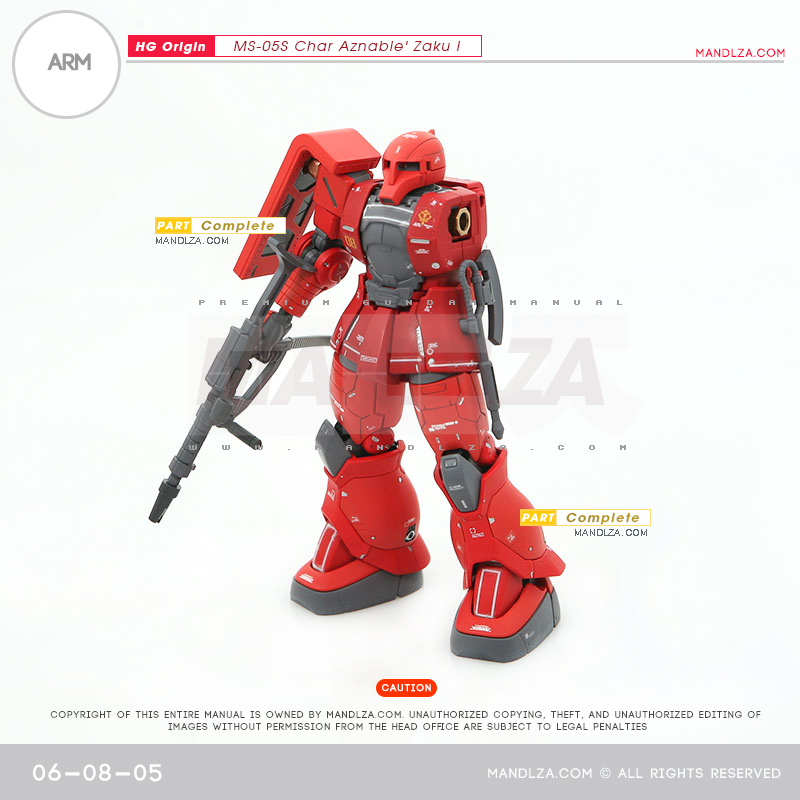 HG] The Origin-Zaku I ARM 06-08