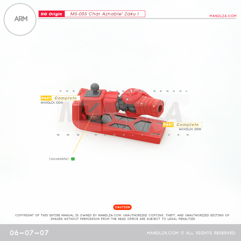 G] The Origin-Zaku I ARM 06-07