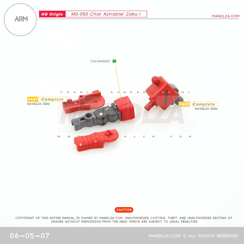 G] The Origin-Zaku I ARM 06-05