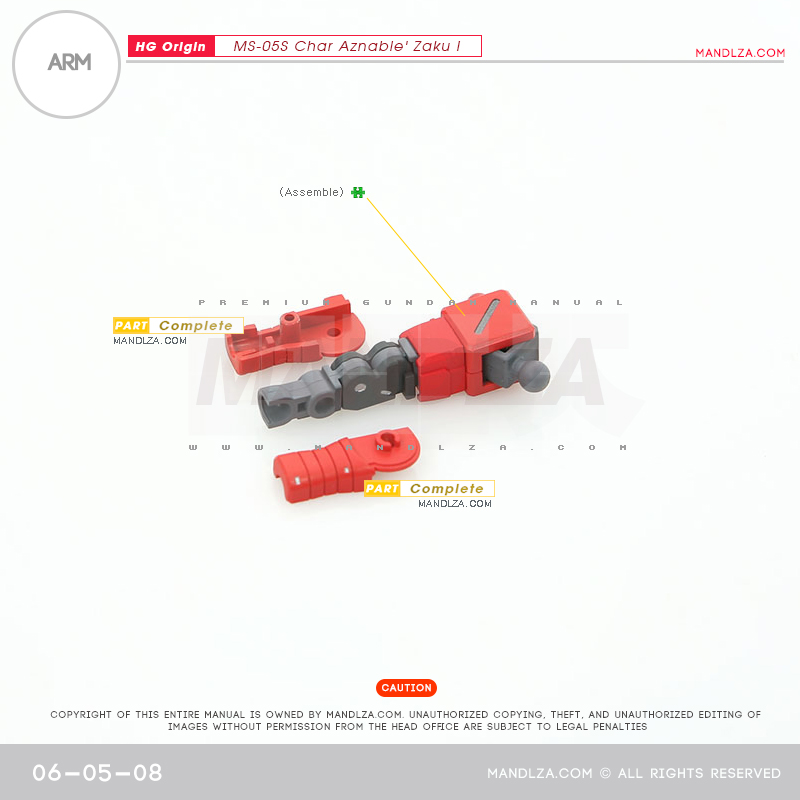 G] The Origin-Zaku I ARM 06-05
