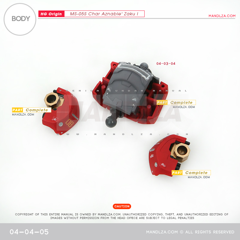 HG] The Origin-Zaku I BODY 04-04
