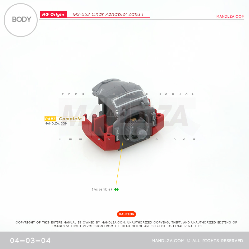 HG] The Origin-Zaku I BODY 04-03