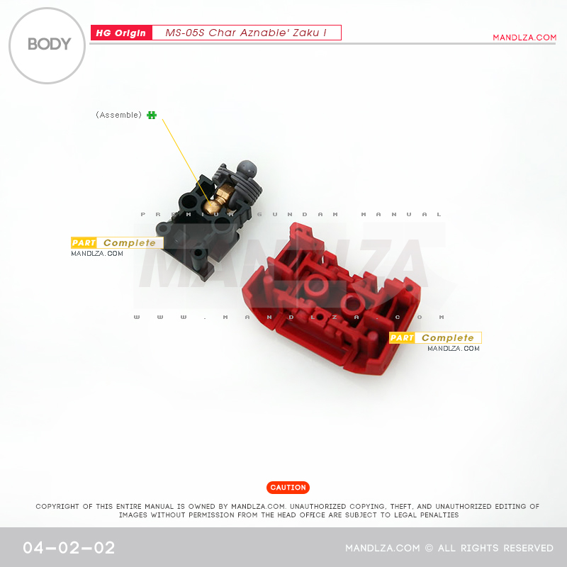 HG] The Origin-Zaku I BODY 04-02