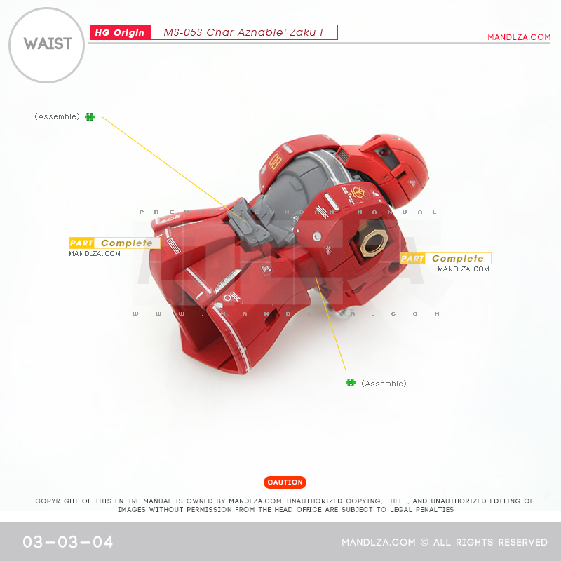 HG] The Origin-Zaku I WAIST 03-03