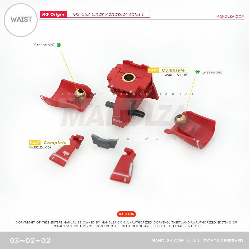 HG] The Origin-Zaku I WAIST 03-02