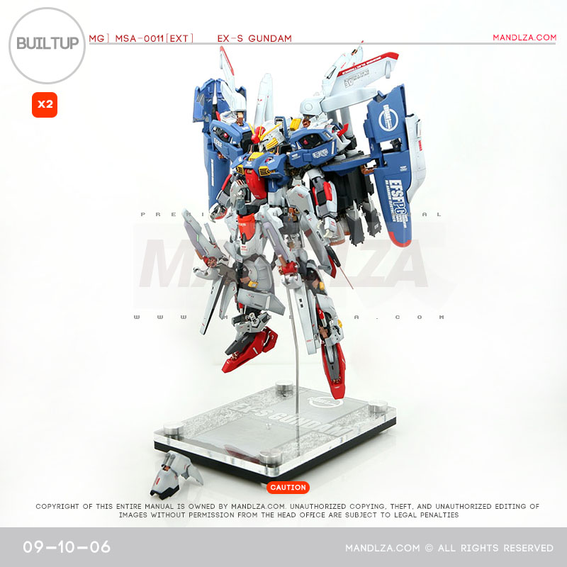 MG] EX-S GUNDAM BUILTUP 10-01