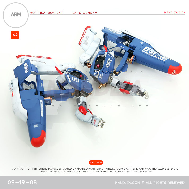 MG] EX-S GUNDAM ARM 09-19