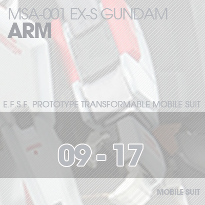 MG] EX-S GUNDAM ARM 09-17