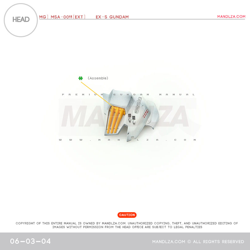 MG] EX-S GUNDAM HEAD 06-03