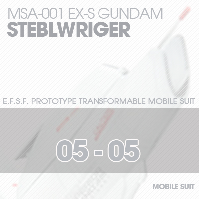 MG] EX-S GUNDAM Steblwriger 05-05