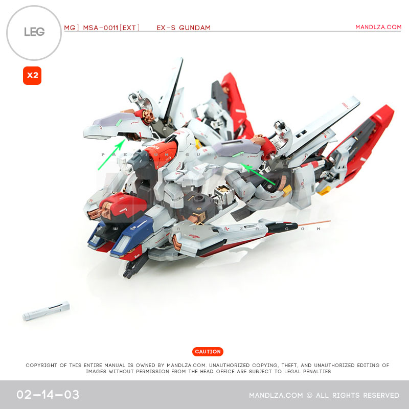 MG] EX-S GUNDAM LEG 02-16