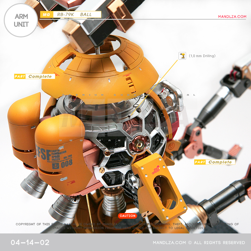 MG] BALL Ver.Ka ARM UNIT 04-14
