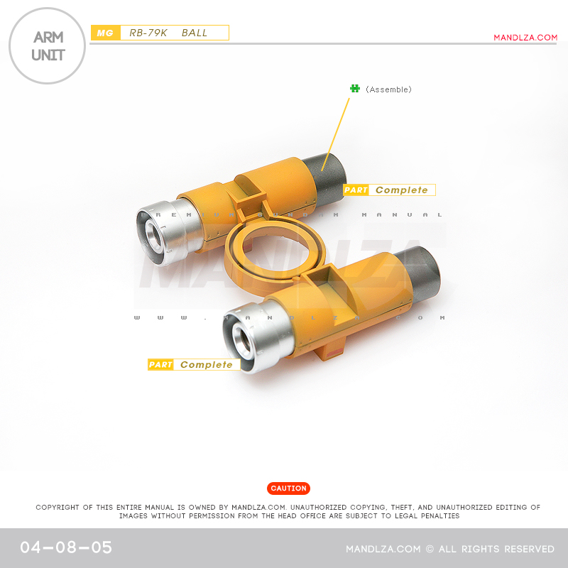 MG] BALL Ver.Ka ARM UNIT 04-08