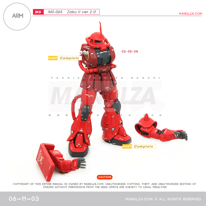 MG] Char Zaku 2.0 ARM 06-11