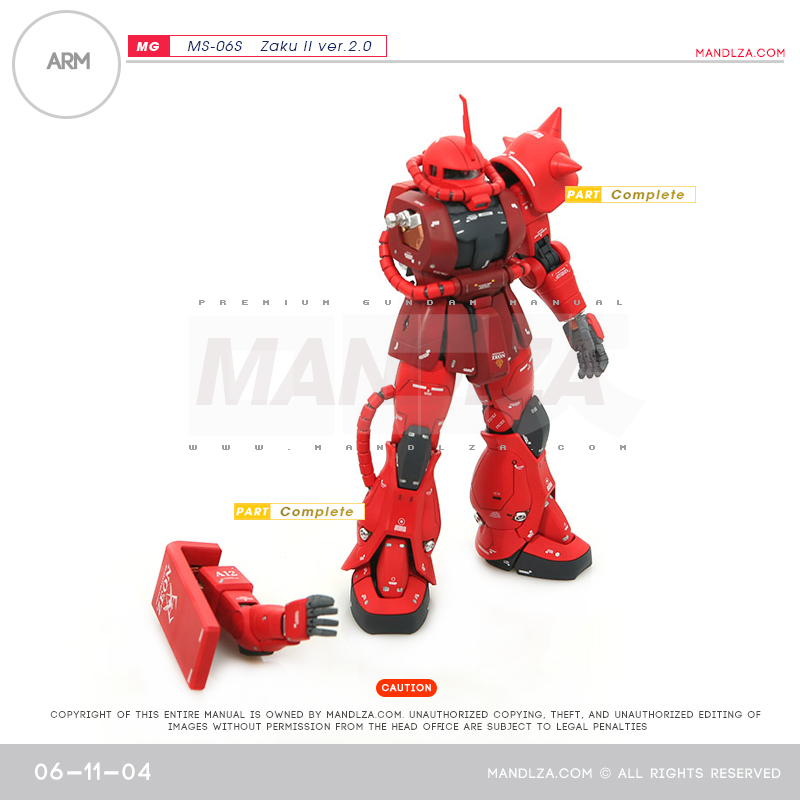 MG] Char Zaku 2.0 ARM 06-11