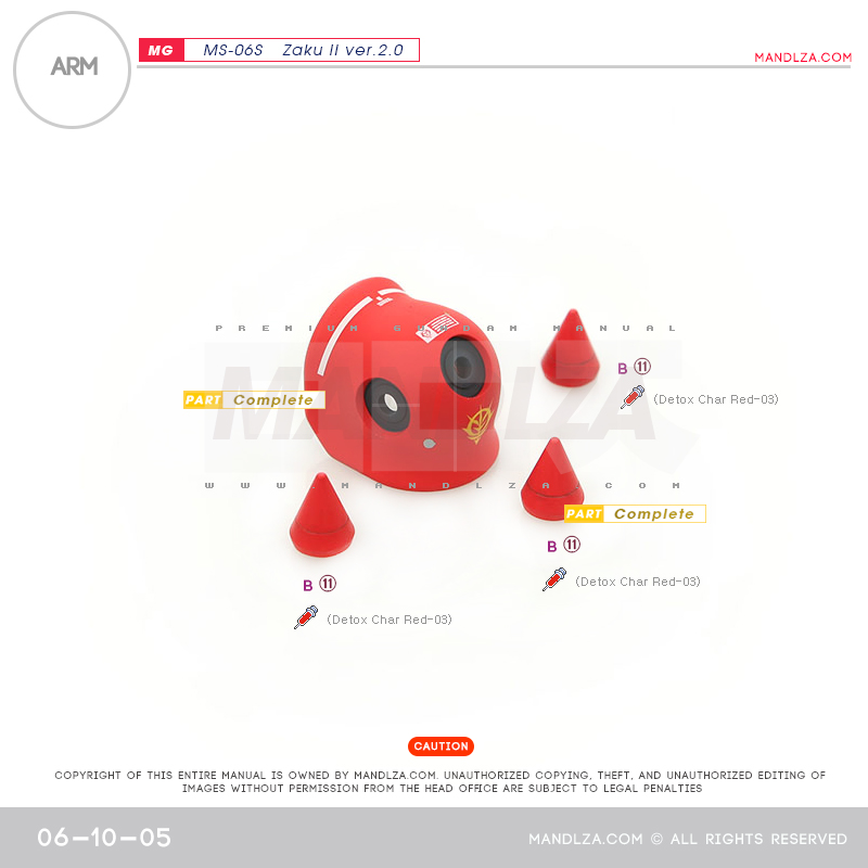 MG] Char Zaku 2.0 ARM 06-10