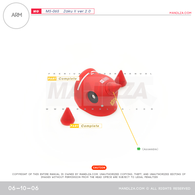 MG] Char Zaku 2.0 ARM 06-10