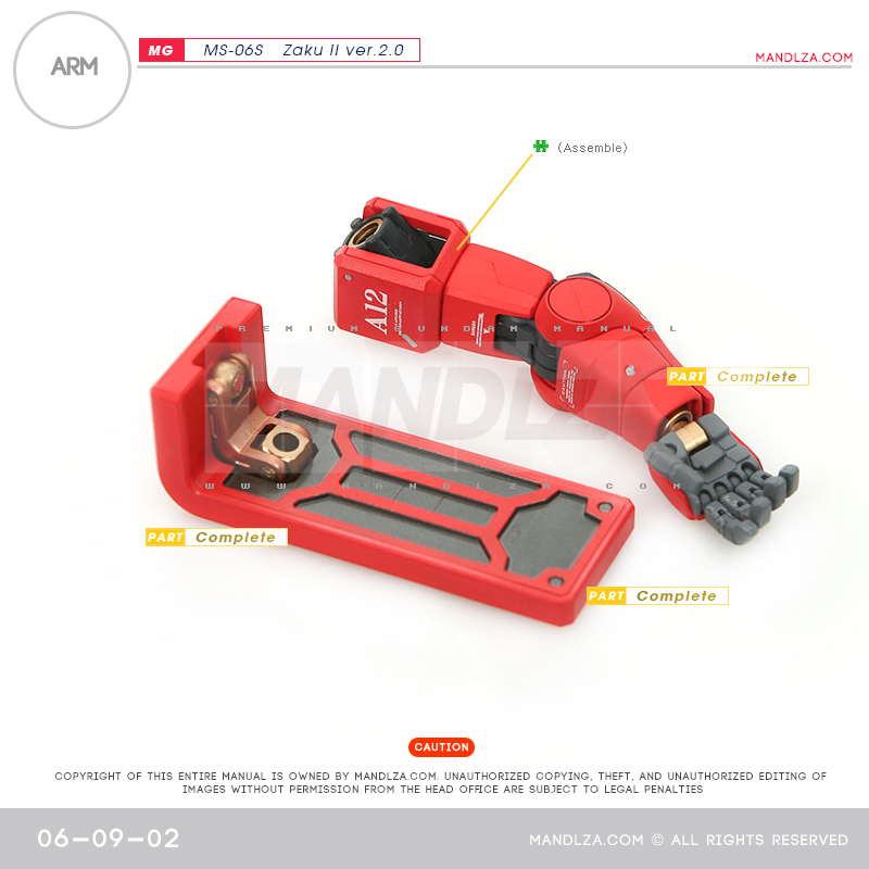 MG] Char Zaku 2.0 ARM 06-09