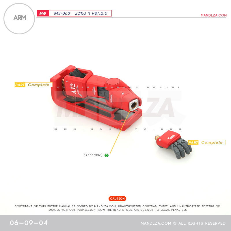 MG] Char Zaku 2.0 ARM 06-09