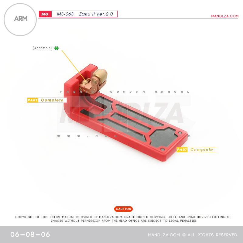 MG] Char Zaku 2.0 ARM 06-08