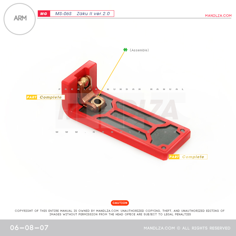 MG] Char Zaku 2.0 ARM 06-08