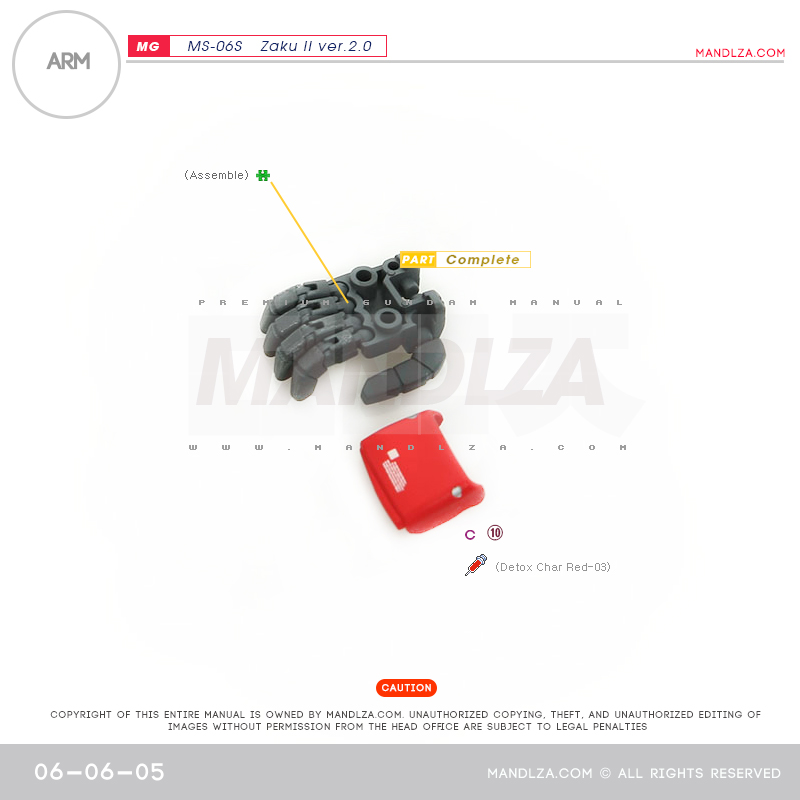 MG] Char Zaku 2.0 ARM 06-06