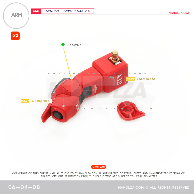 MG] Char Zaku 2.0 ARM 06-04