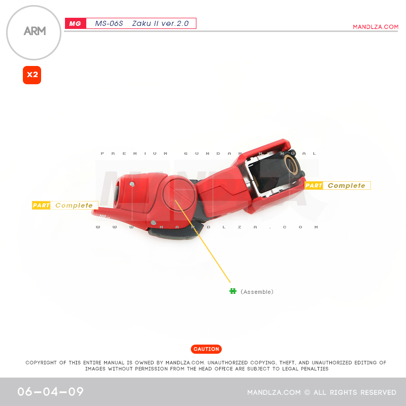 MG] Char Zaku 2.0 ARM 06-04