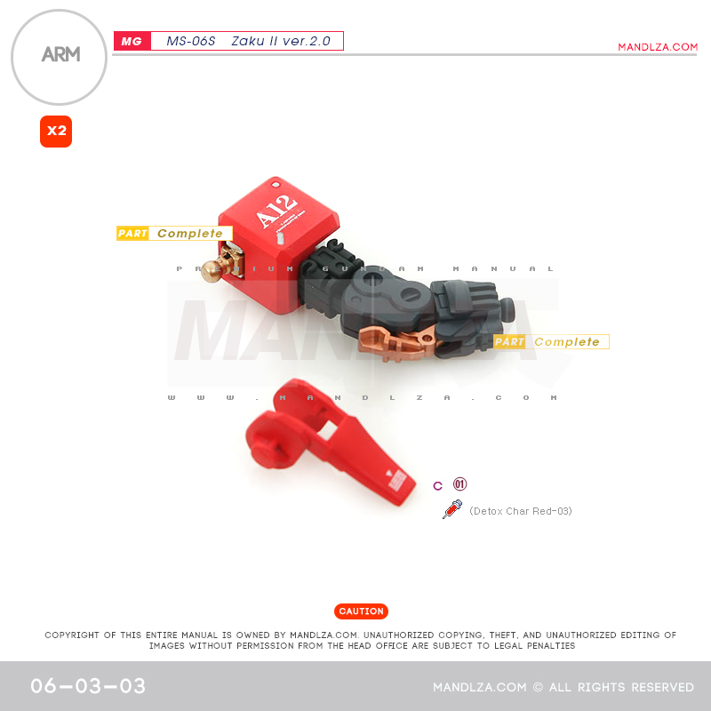 MG] Char Zaku 2.0 ARM 06-03