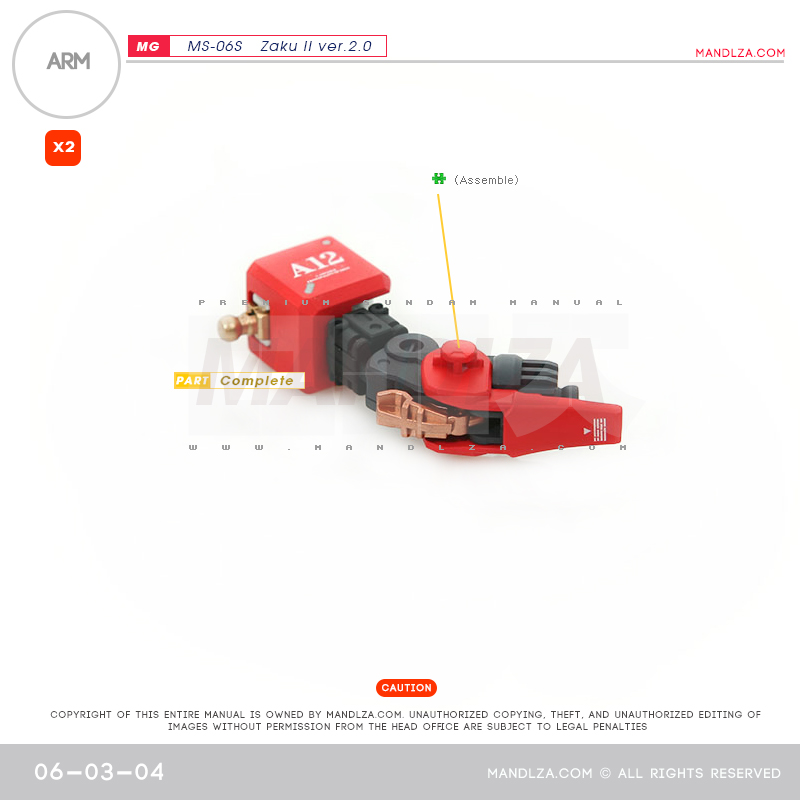 MG] Char Zaku 2.0 ARM 06-03