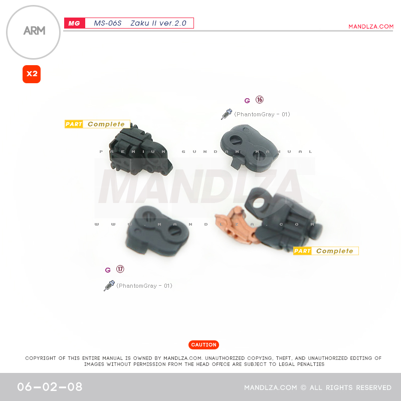 MG] Char Zaku 2.0 ARM 06-02
