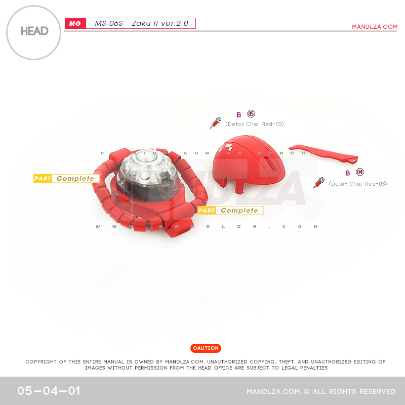 MG] Char Zaku 2.0 HEAD 05-04