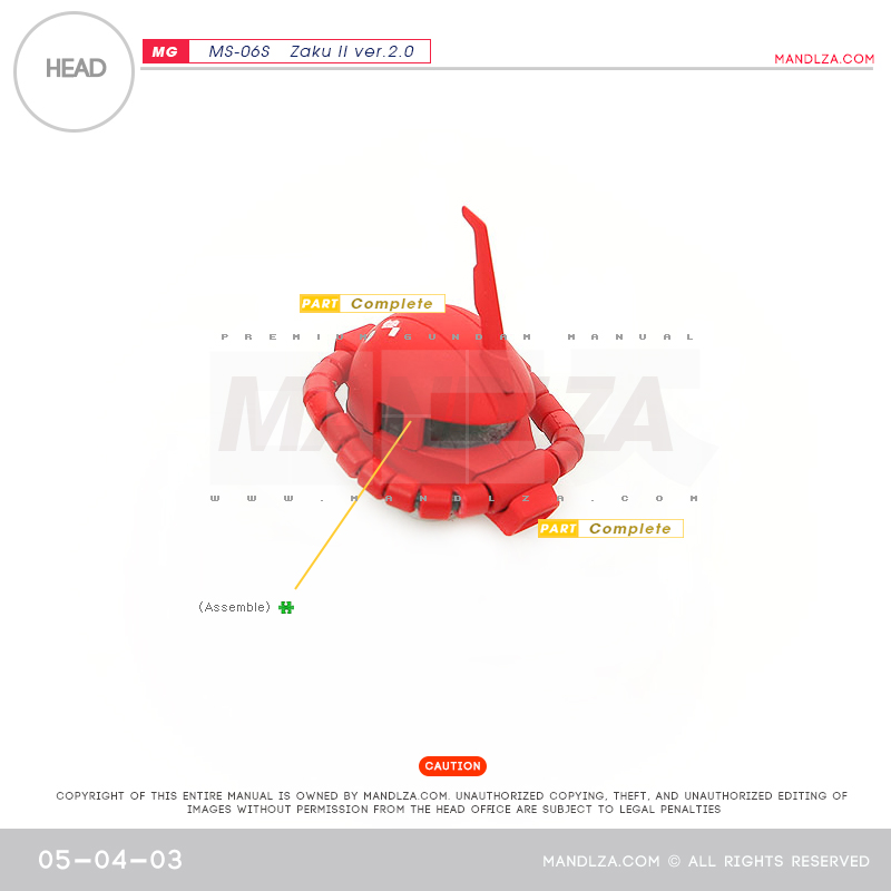 MG] Char Zaku 2.0 HEAD 05-04