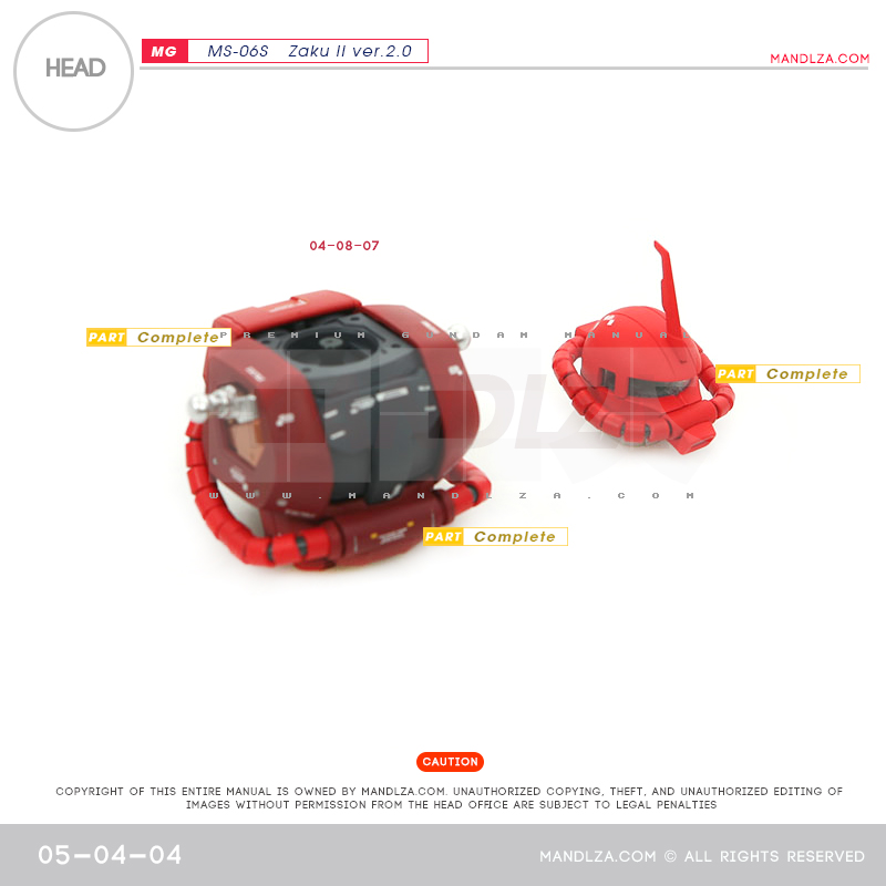 MG] Char Zaku 2.0 HEAD 05-04