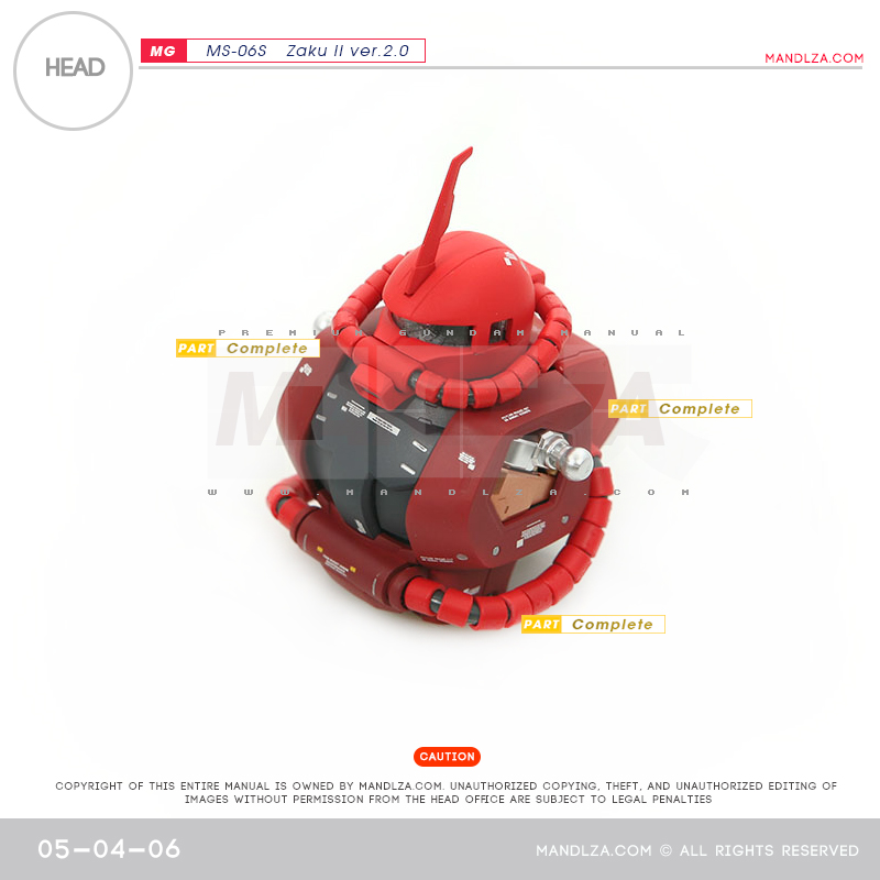 MG] Char Zaku 2.0 HEAD 05-04
