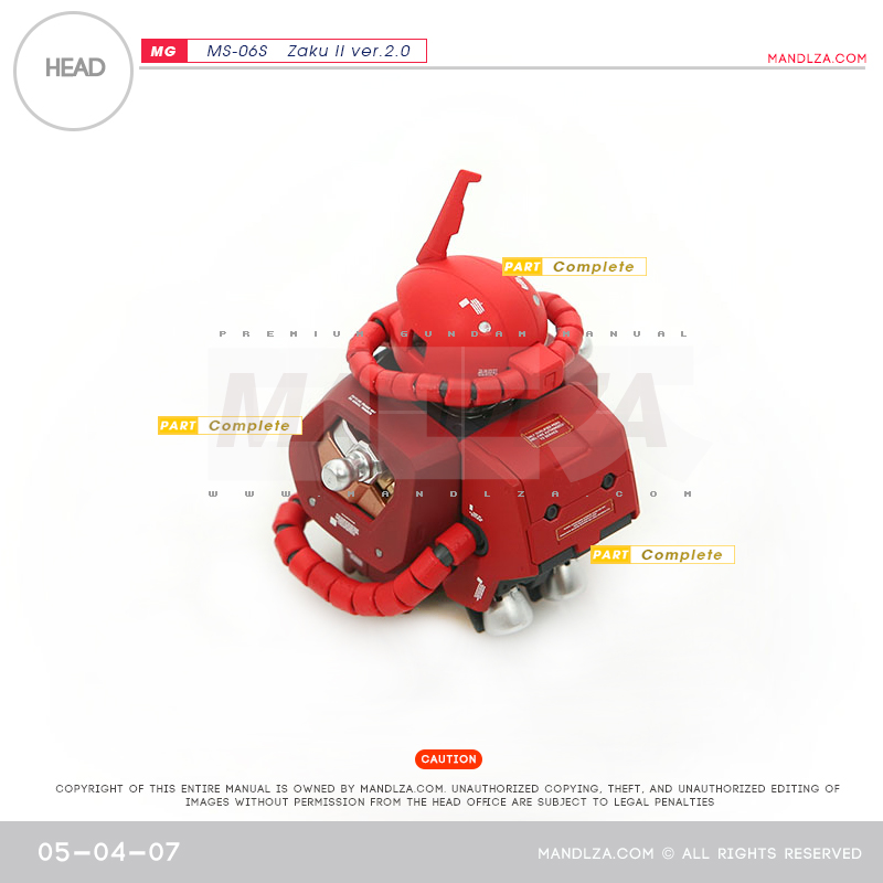 MG] Char Zaku 2.0 HEAD 05-04