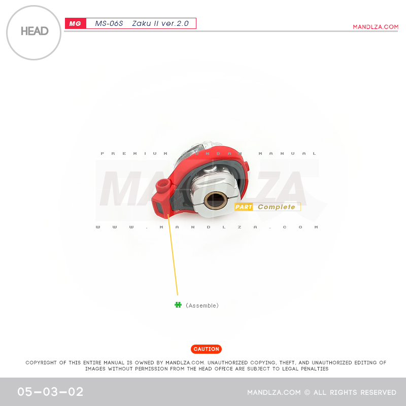 MG] Char Zaku 2.0 HEAD 05-03