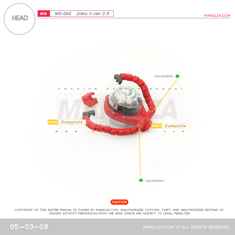 MG] Char Zaku 2.0 HEAD 05-03