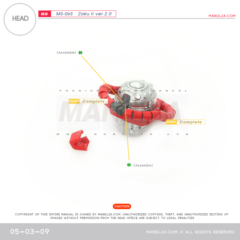 MG] Char Zaku 2.0 HEAD 05-03