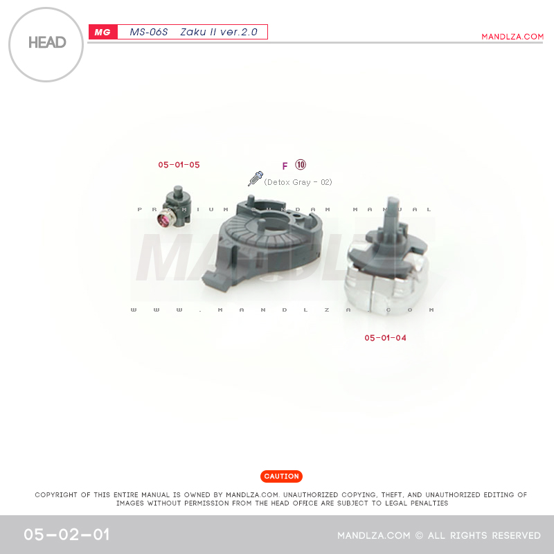 MG] Char Zaku 2.0 HEAD 05-02