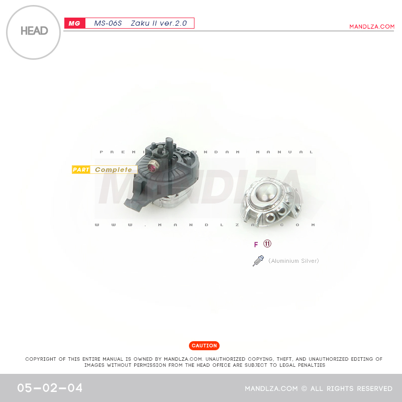 MG] Char Zaku 2.0 HEAD 05-02