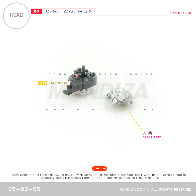 MG] Char Zaku 2.0 HEAD 05-02