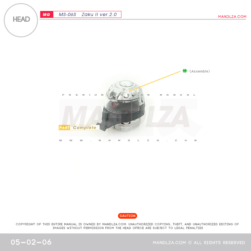 MG] Char Zaku 2.0 HEAD 05-02