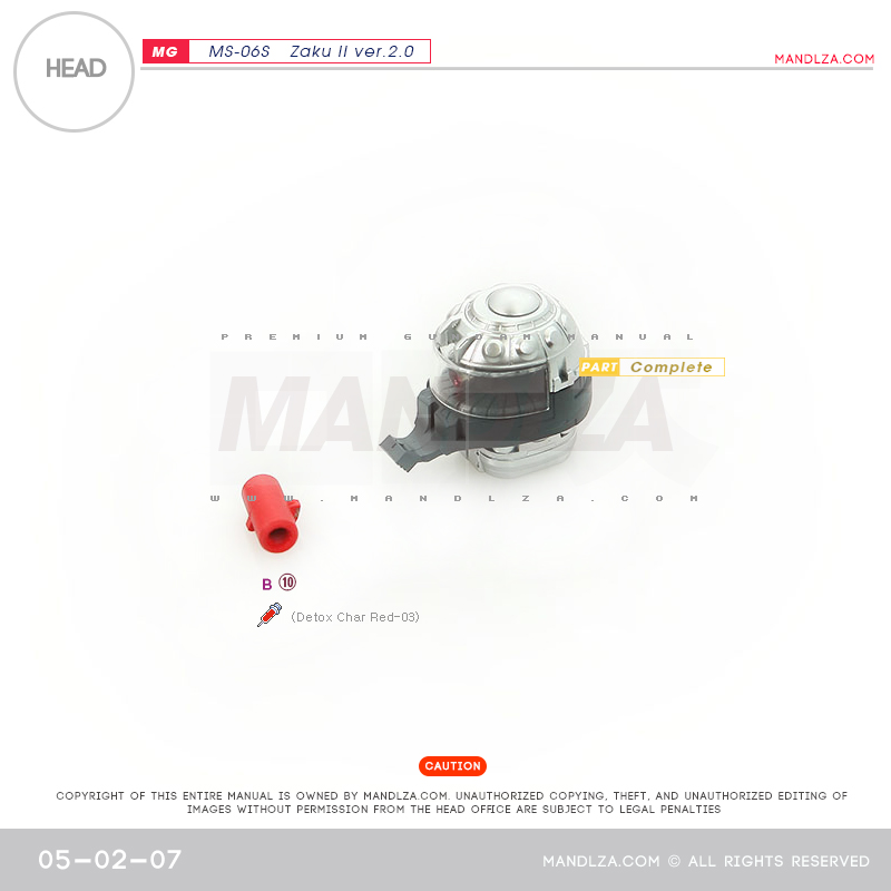 MG] Char Zaku 2.0 HEAD 05-02