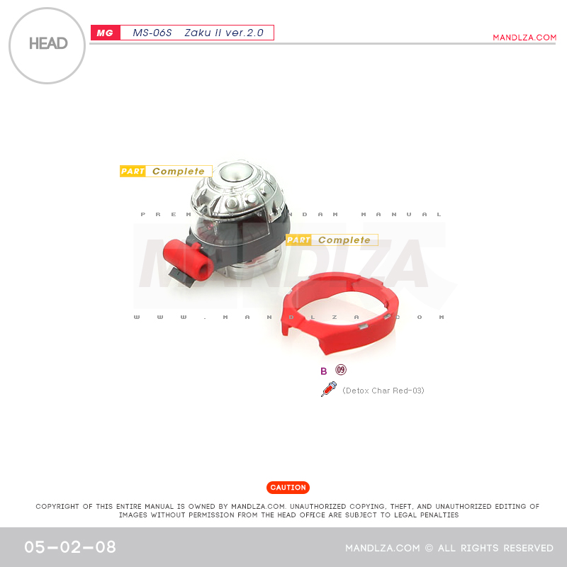 MG] Char Zaku 2.0 HEAD 05-02