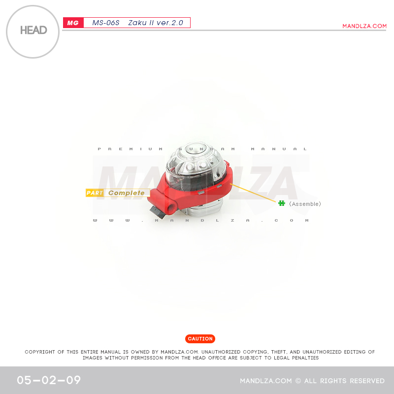 MG] Char Zaku 2.0 HEAD 05-02