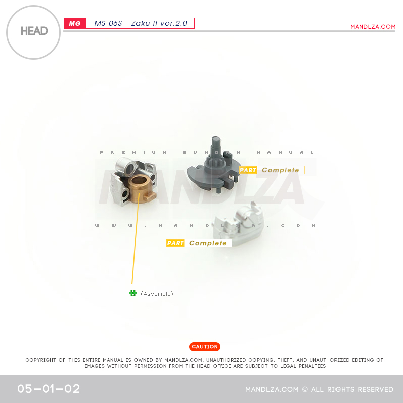 MG] Char Zaku 2.0 HEAD 05-01