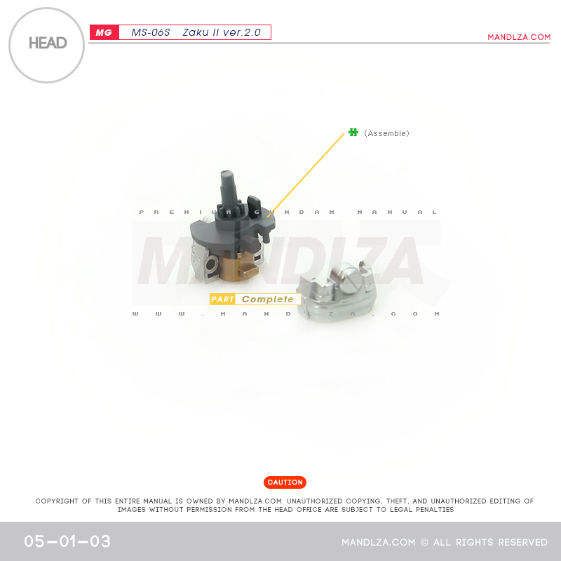 MG] Char Zaku 2.0 HEAD 05-01