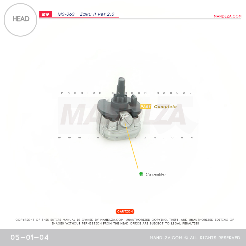 MG] Char Zaku 2.0 HEAD 05-01