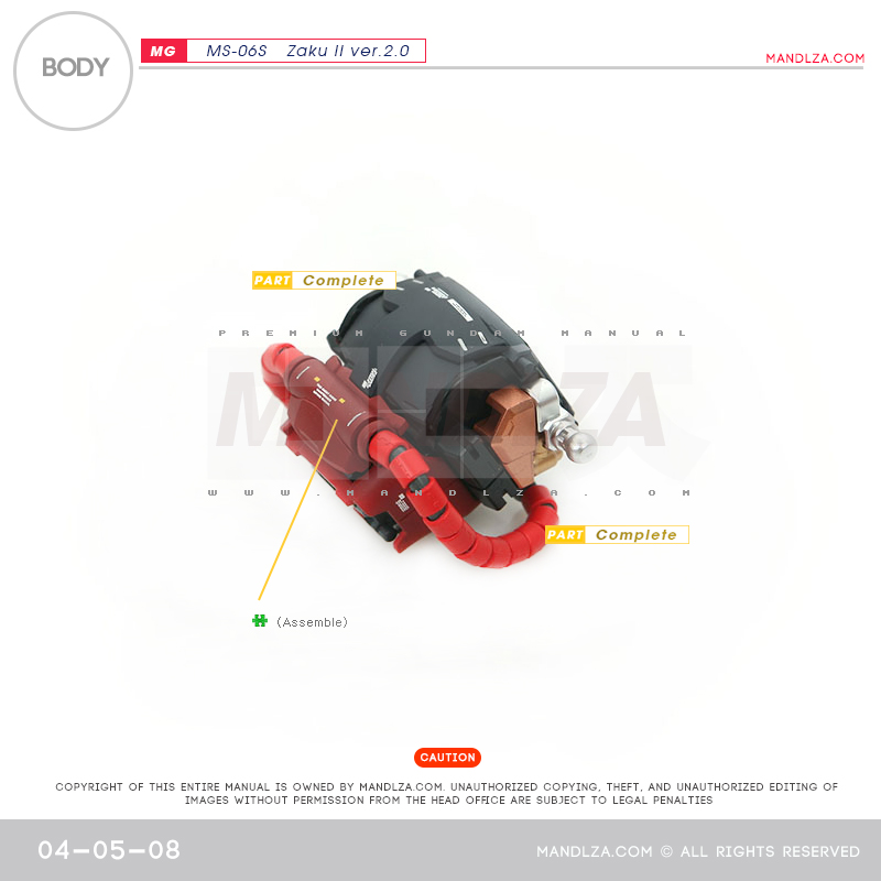 MG] Char Zaku 2.0 BODY 04-05